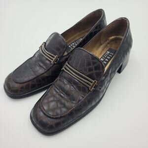 Vintage Stuart Weitzman heeled loafers